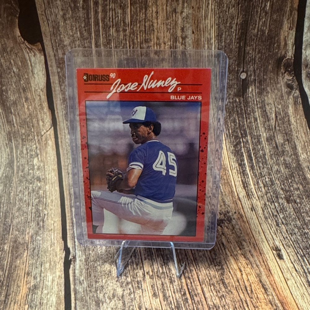 VTG 1990 Donruss Jose Núñez #467 Blue Jays Baseball Card Item #ME2176